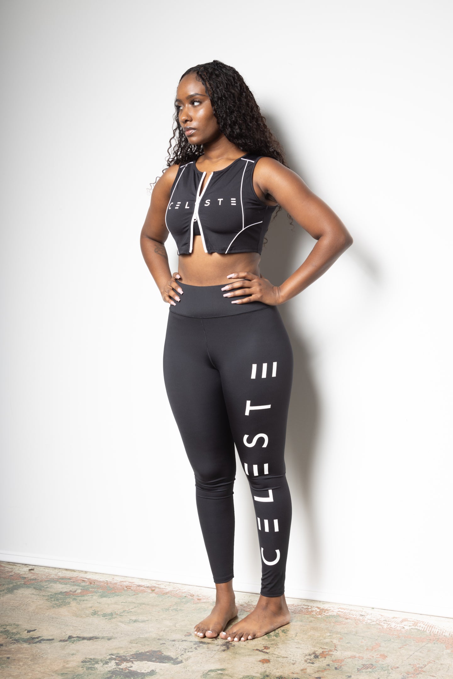 Crop top Leggings Set