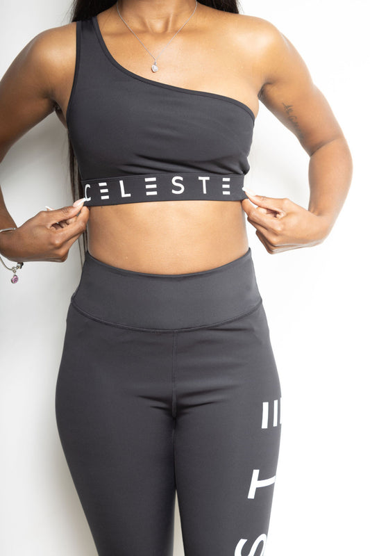 Off the Shoulder Sports Bra