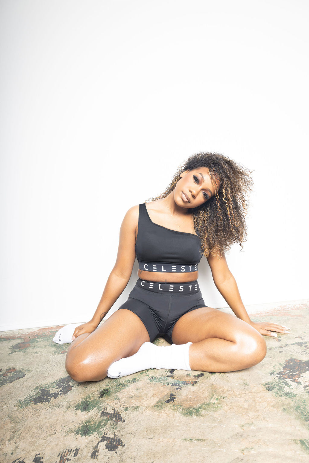 Off the Shoulder Sports Bra